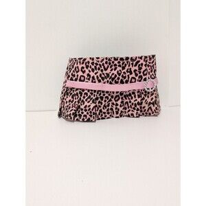 Build A Bear Pink Black Cheeta Leopard Print Skirt